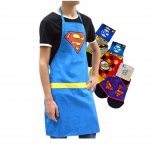 Combo Delantal Superman + 3 Socks