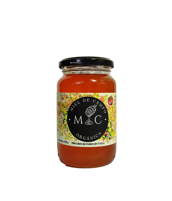 Miel de campo orgánica MC - Frasco 500 gr.