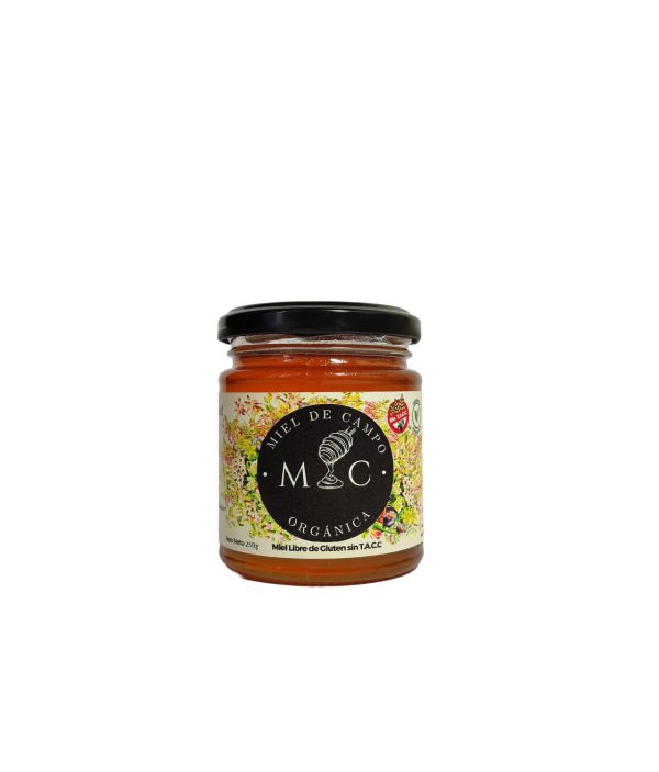 Miel de campo orgánica MC - Frasco 250 gr.