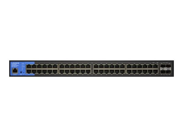 Switch Linksys LGS352MPC 48 x 10/100/1000 (PoE+) + 4 x 10 Gigabit SFP - Image 2