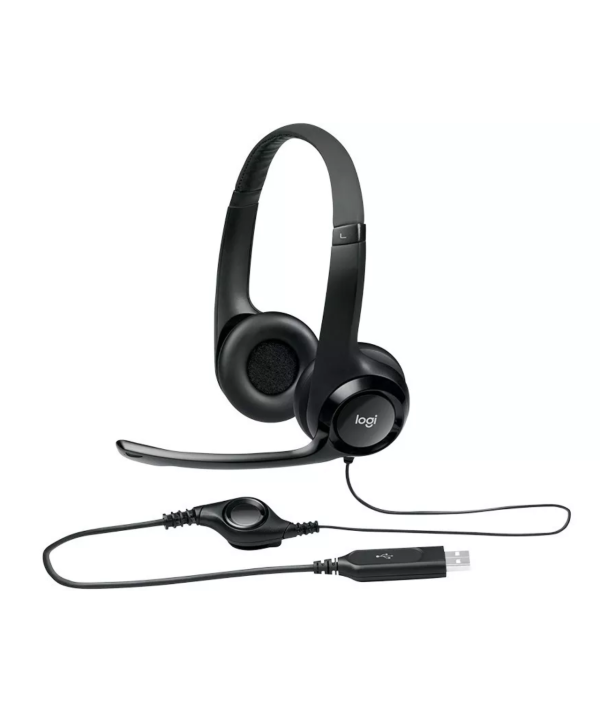 Auriculares Headset Logitech Clearchat H390 Microfono Zoom - Image 2