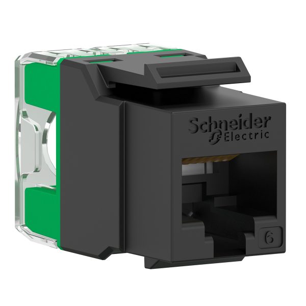 Conector Actassi  RJ45 CAT6 UTP KS NEG - Image 2