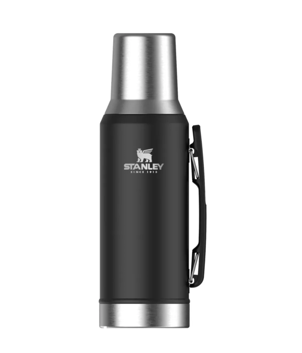 Termo Cebador 1,2lts Stanley Mate System Acero Sin Bpa Negro