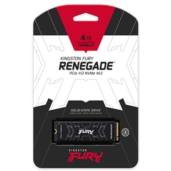 Disco solido interno Kingston - SSD 4000GB Fury Renegade con difusor de calor - Image 4