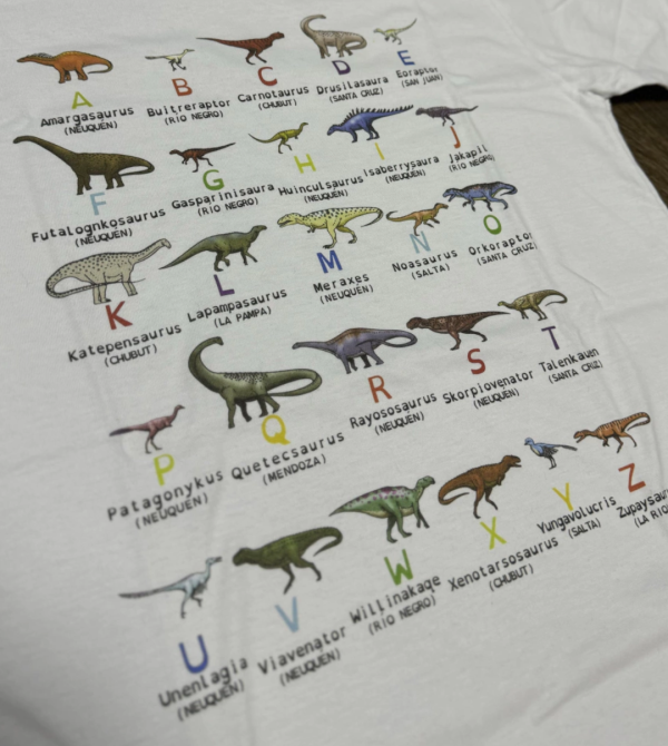 Remera ABC DINOSAURIOS - Unisex - Image 2