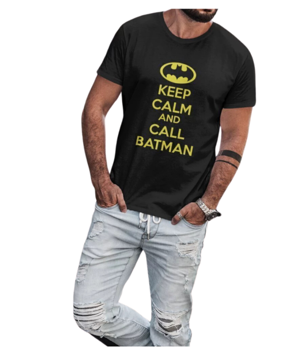 Remera Keep Calm and call Batman Unisex / Niño