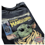 Remera Star Wars - The Mandalorian - The Child Negro - Unisex / Niño / Mujer