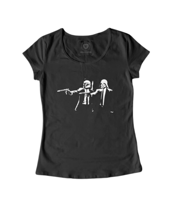 Remera Darth Vader Pistola y traje - Mujer